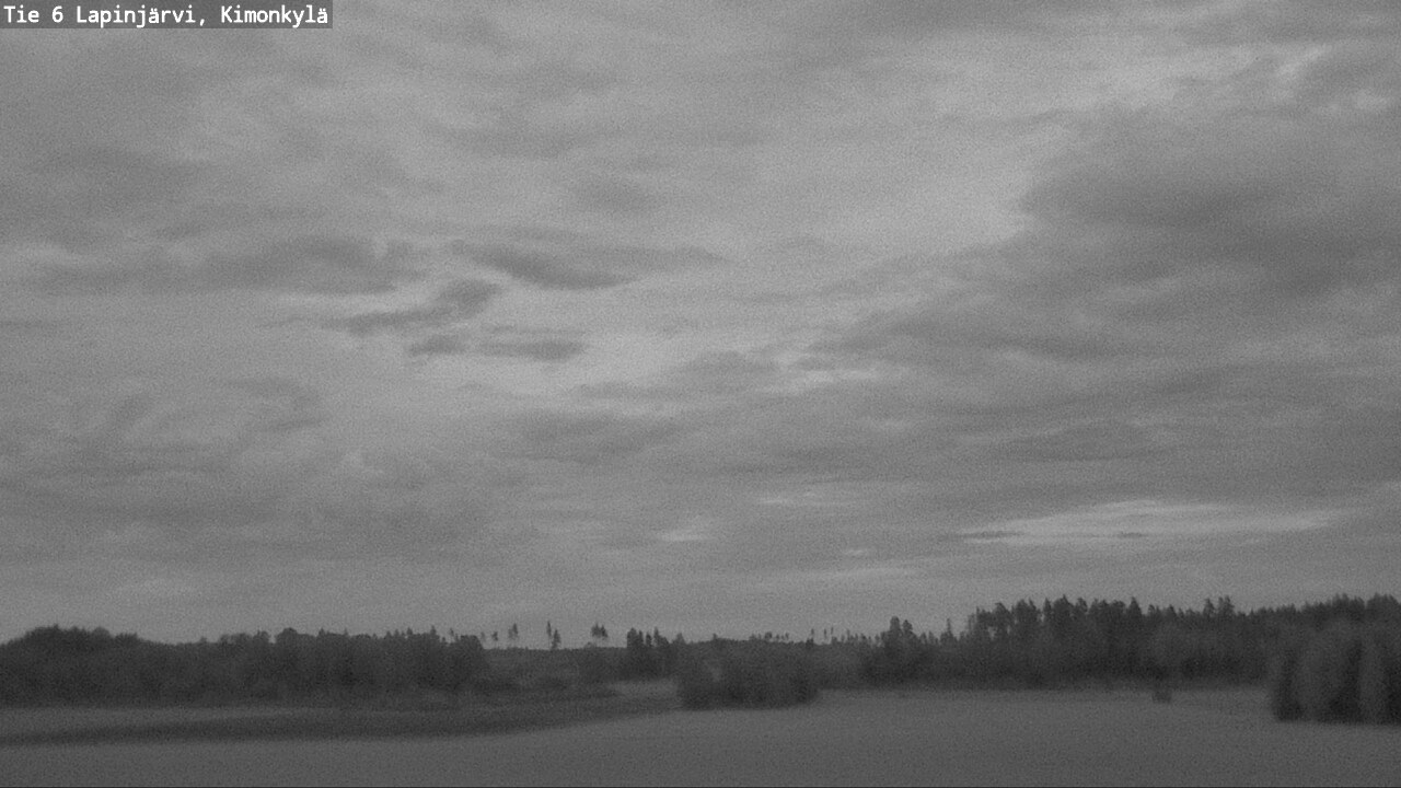 Weather Camera Image Väg 6 Lapinjärvi, Kimoböle, Lapinjärvi, Uusimaa
