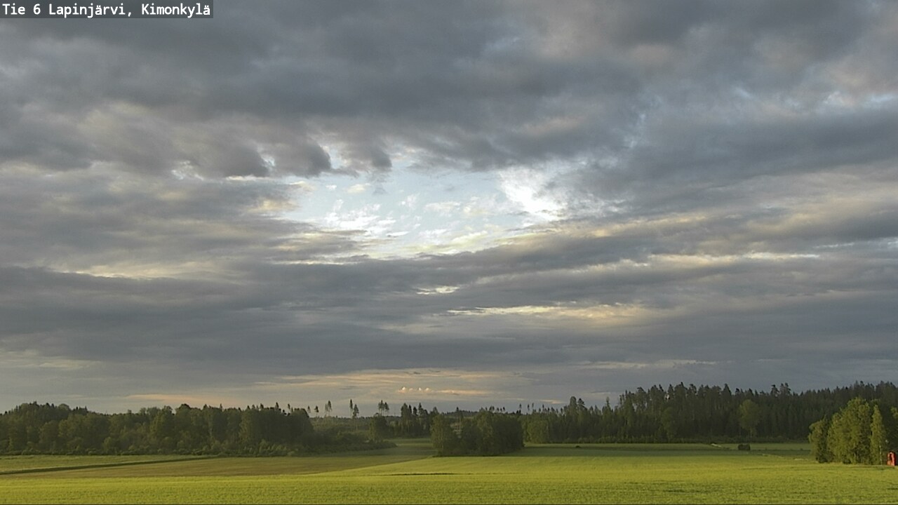Weather Camera Image Väg 6 Lapinjärvi, Kimoböle, Lapinjärvi, Uusimaa