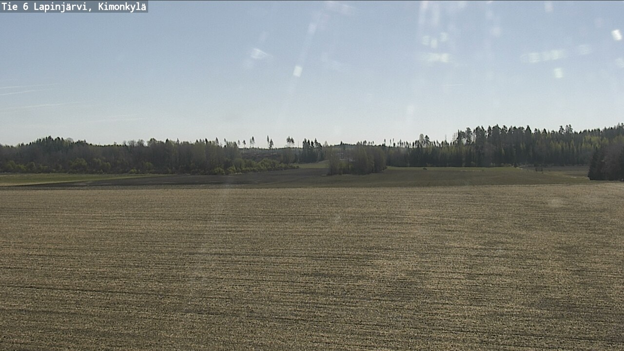Weather Camera Image Väg 6 Lapinjärvi, Kimoböle, Lapinjärvi, Uusimaa