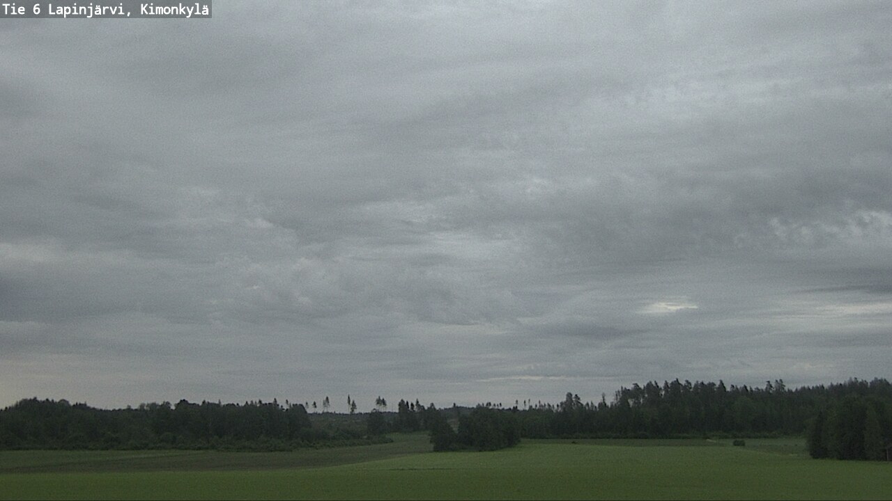 Weather Camera Image Väg 6 Lapinjärvi, Kimoböle, Lapinjärvi, Uusimaa