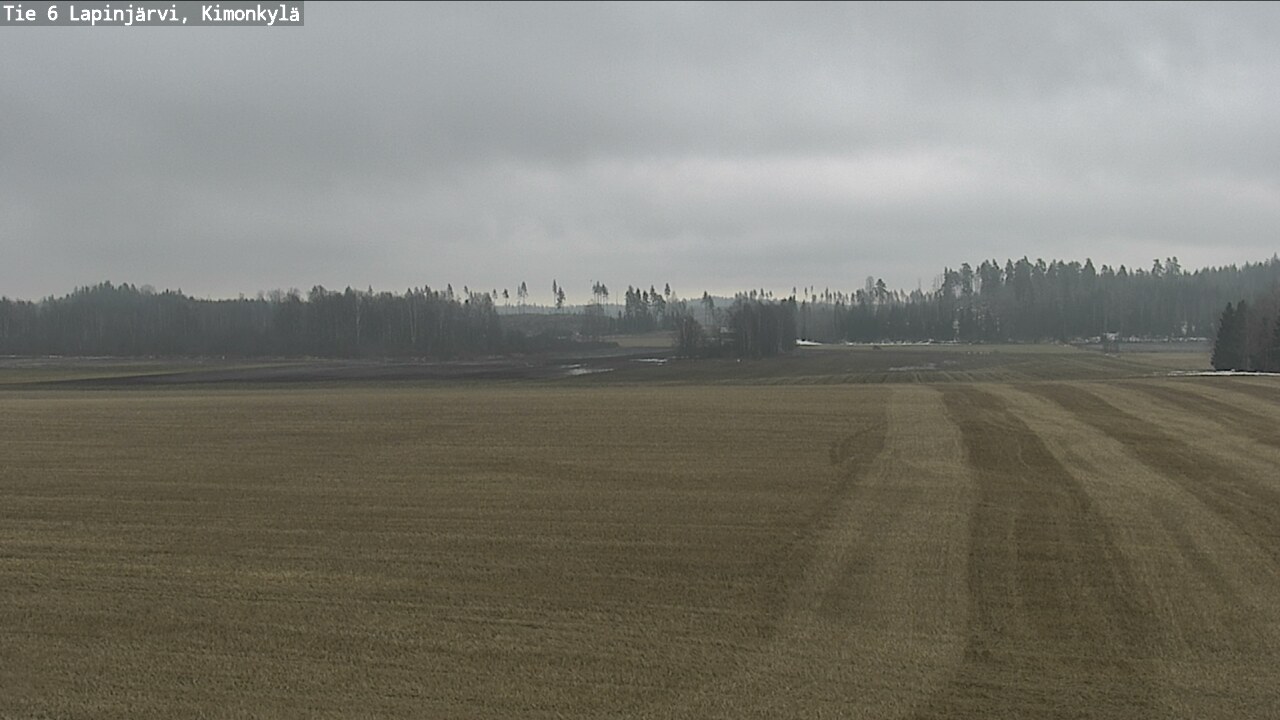 Weather Camera Image Road 6 Lapinjärvi, Kimonkylä, Lapinjärvi, Uusimaa