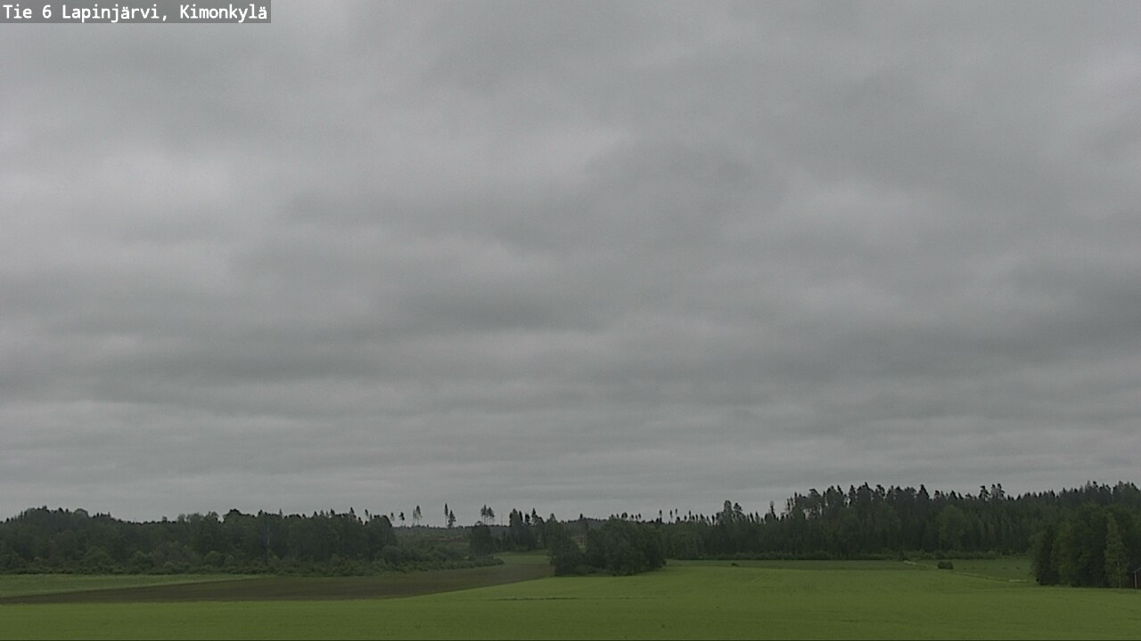 Weather Camera Image Road 6 Lapinjärvi, Kimonkylä, Lapinjärvi, Uusimaa