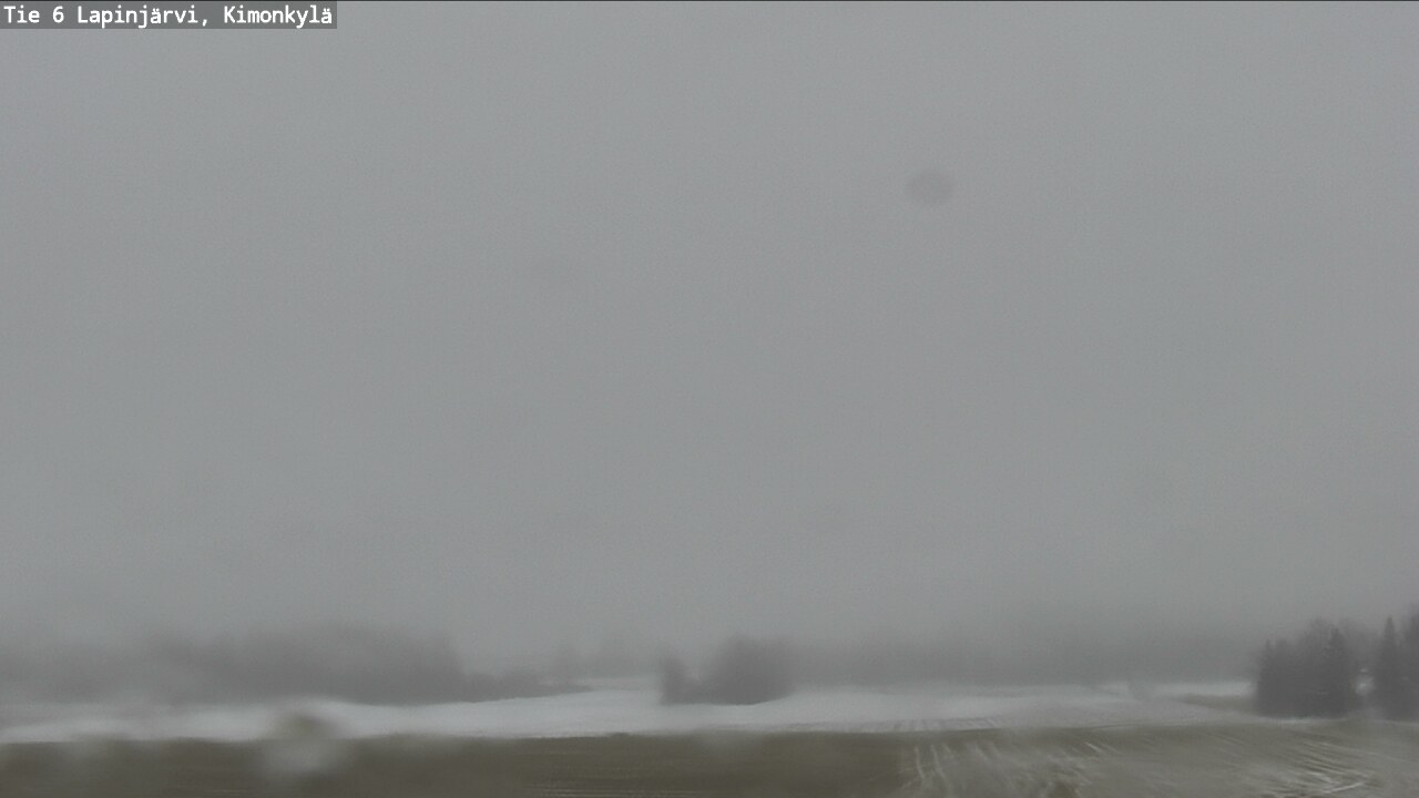 Weather Camera Image Väg 6 Lapinjärvi, Kimoböle, Lapinjärvi, Uusimaa