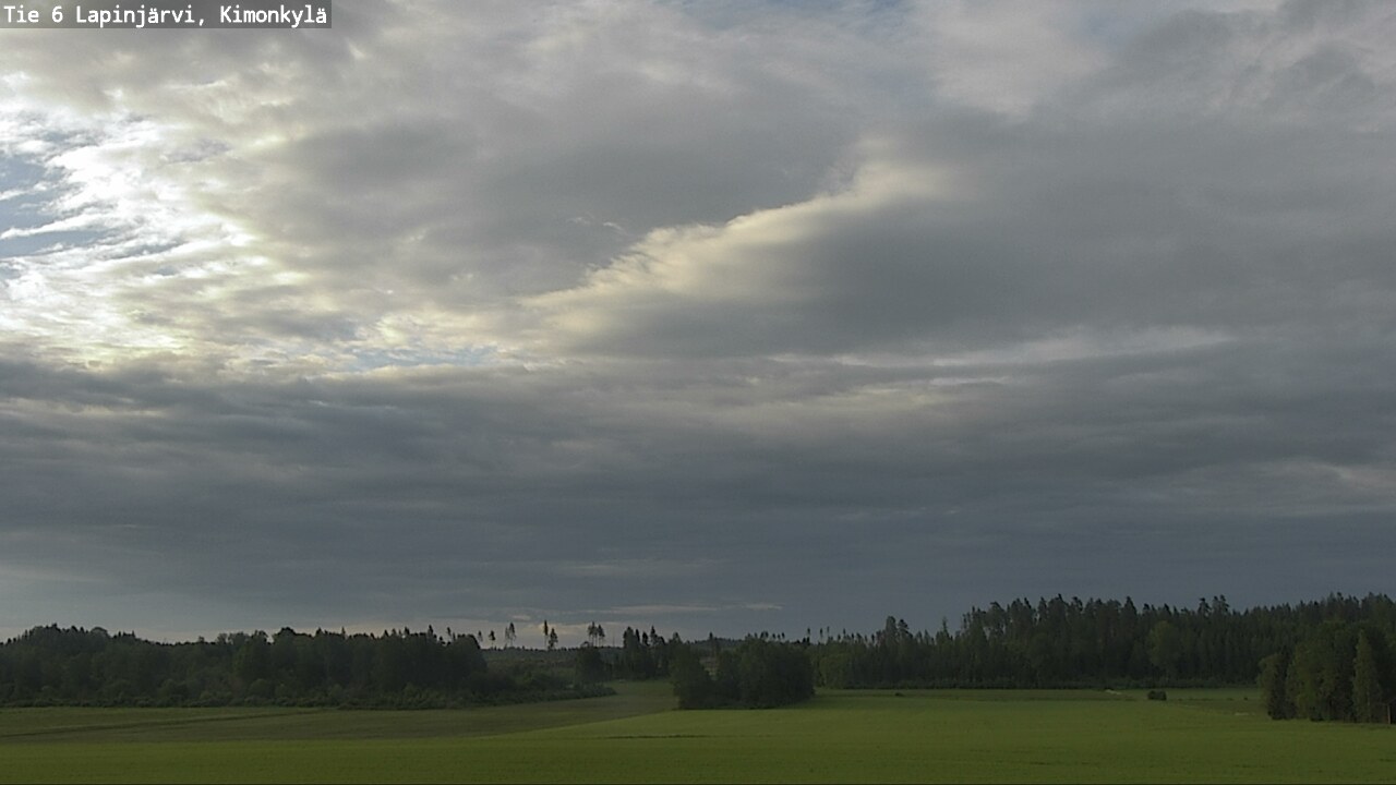 Weather Camera Image Väg 6 Lapinjärvi, Kimoböle, Lapinjärvi, Uusimaa