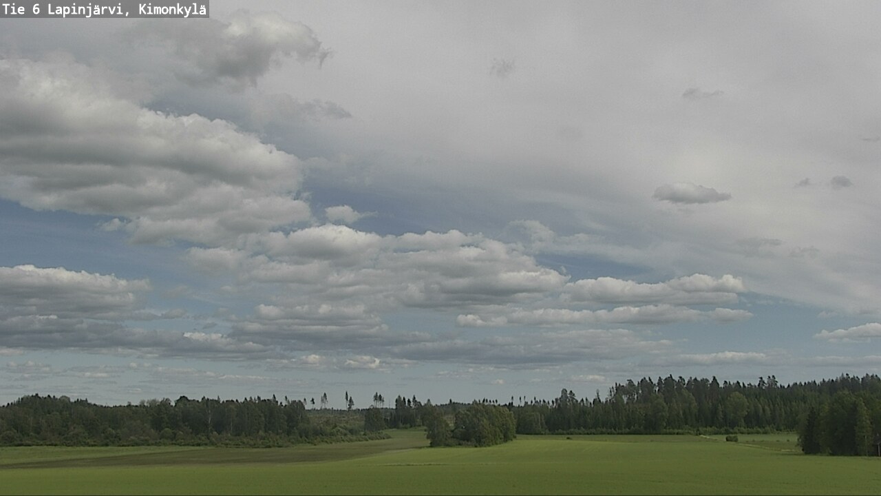 Weather Camera Image Väg 6 Lapinjärvi, Kimoböle, Lapinjärvi, Uusimaa