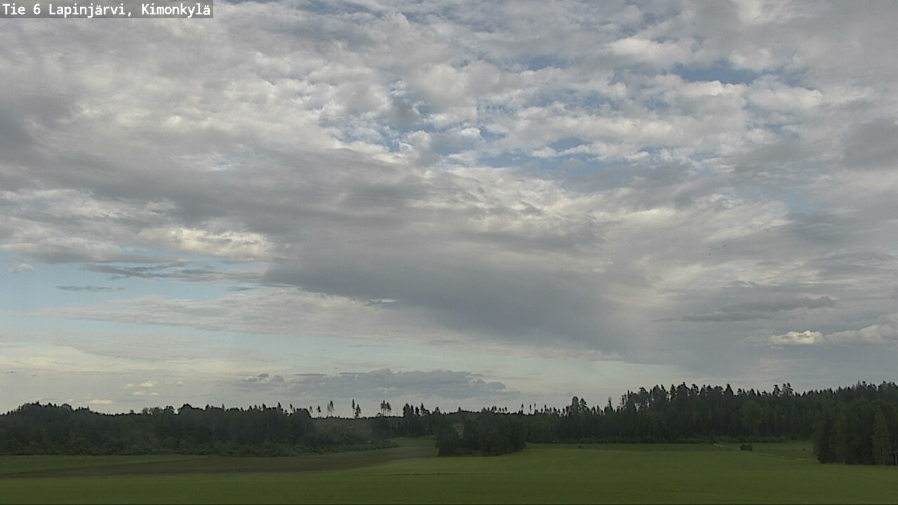 Weather Camera Image Väg 6 Lapinjärvi, Kimoböle, Lapinjärvi, Uusimaa