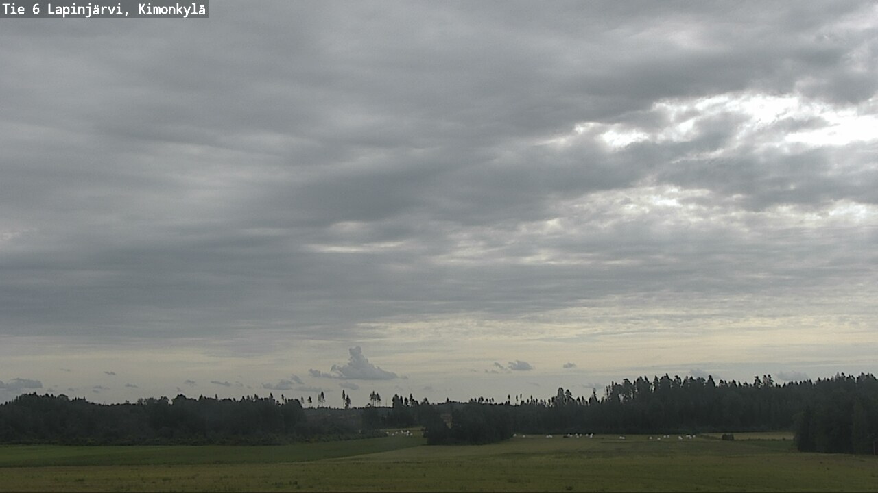 Weather Camera Image Väg 6 Lapinjärvi, Kimoböle, Lapinjärvi, Uusimaa
