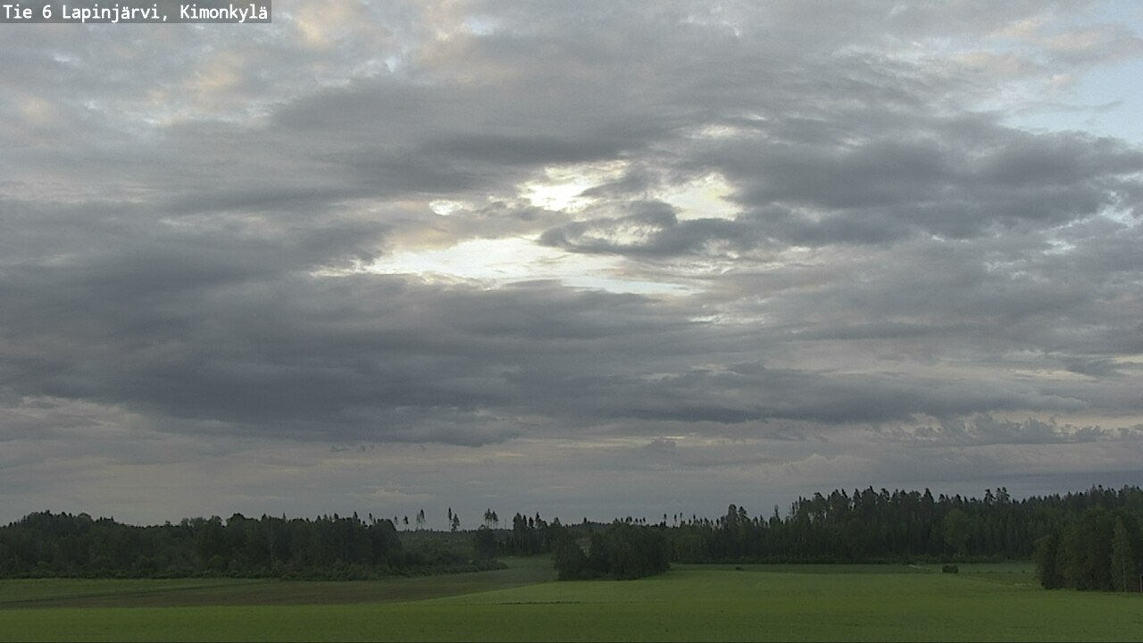 Weather Camera Image Väg 6 Lapinjärvi, Kimoböle, Lapinjärvi, Uusimaa