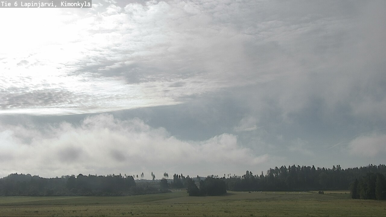 Weather Camera Image Väg 6 Lapinjärvi, Kimoböle, Lapinjärvi, Uusimaa