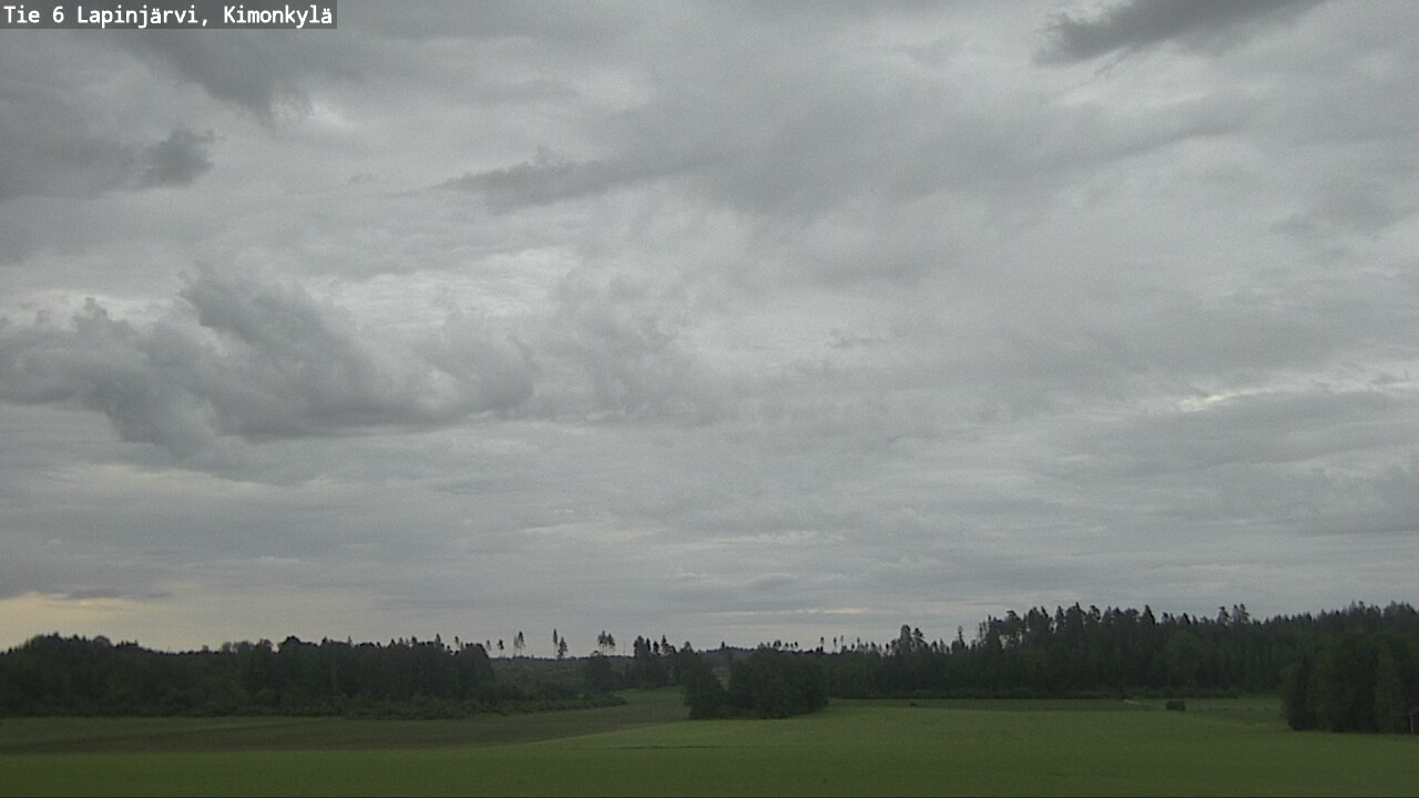 Weather Camera Image Väg 6 Lapinjärvi, Kimoböle, Lapinjärvi, Uusimaa