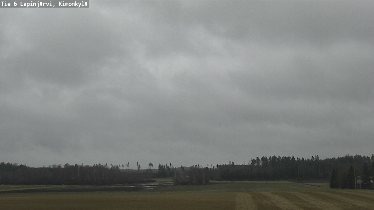 Weather Camera Image Väg 6 Lapinjärvi, Kimoböle, Lapinjärvi, Uusimaa
