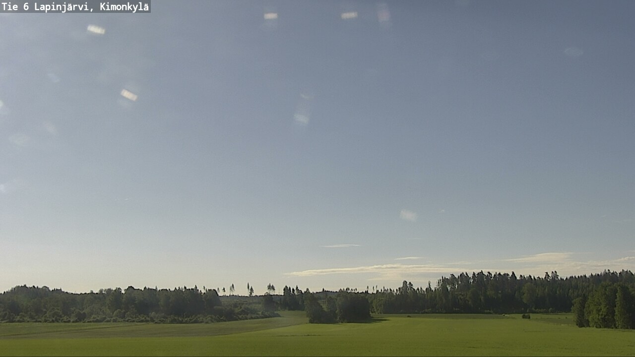 Weather Camera Image Väg 6 Lapinjärvi, Kimoböle, Lapinjärvi, Uusimaa