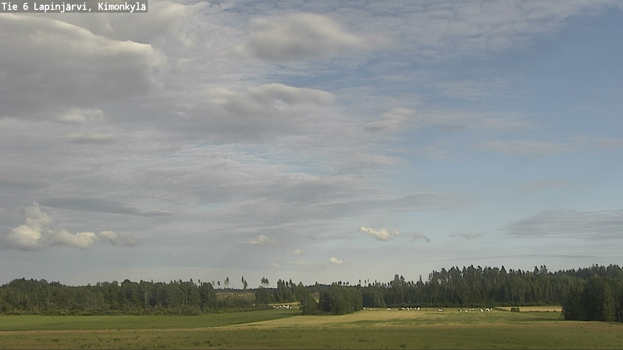 Weather Camera Image Väg 6 Lapinjärvi, Kimoböle, Lapinjärvi, Uusimaa