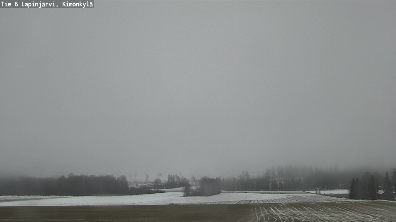 Weather Camera Image Väg 6 Lapinjärvi, Kimoböle, Lapinjärvi, Uusimaa