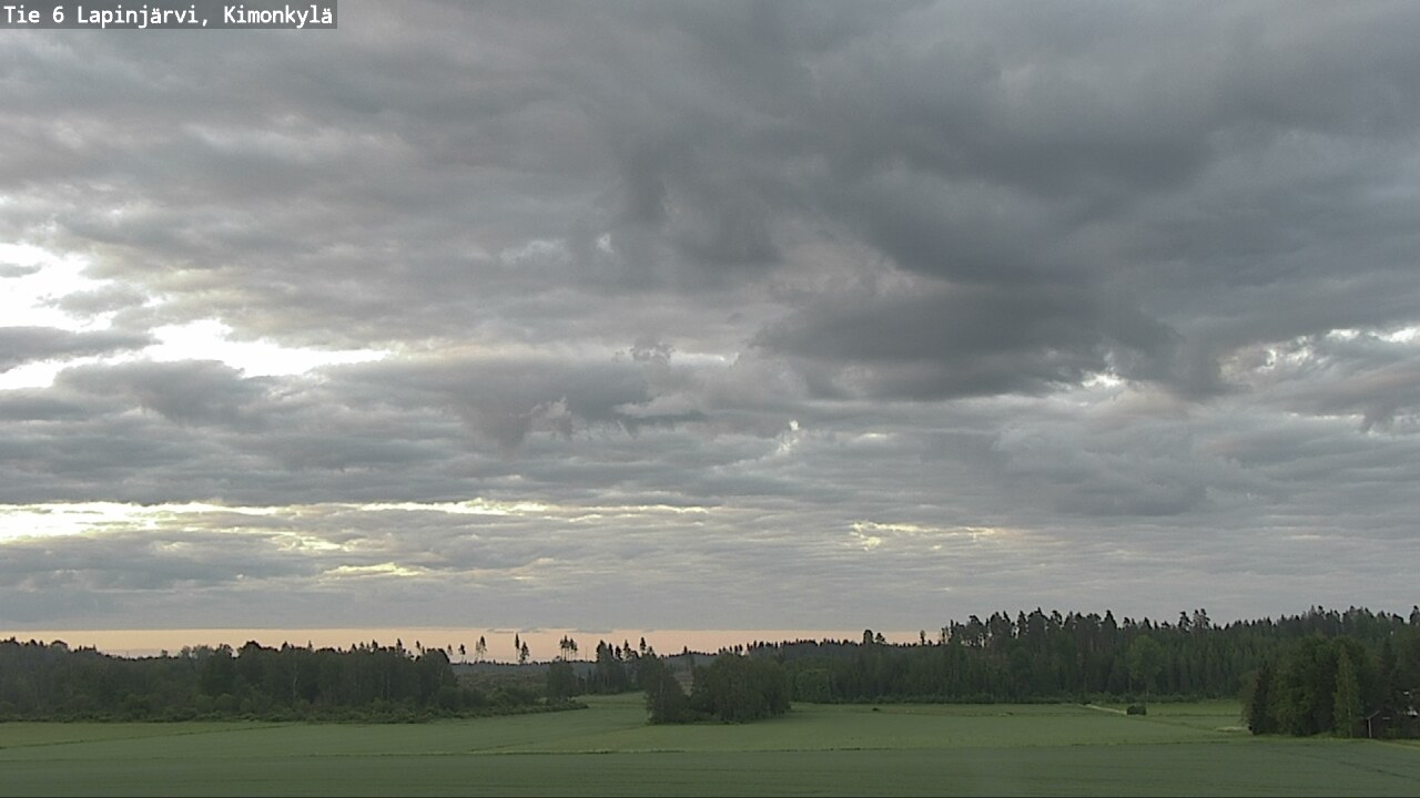 Weather Camera Image Väg 6 Lapinjärvi, Kimoböle, Lapinjärvi, Uusimaa
