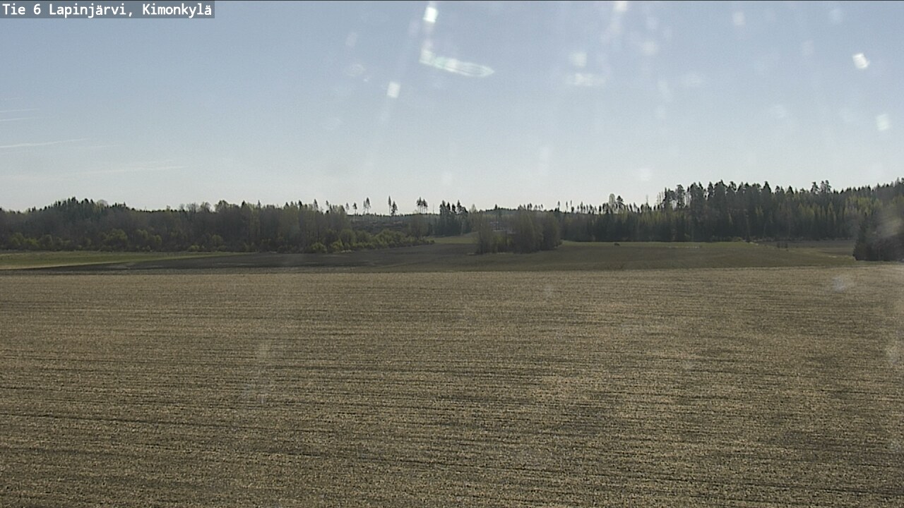 Weather Camera Image Väg 6 Lapinjärvi, Kimoböle, Lapinjärvi, Uusimaa