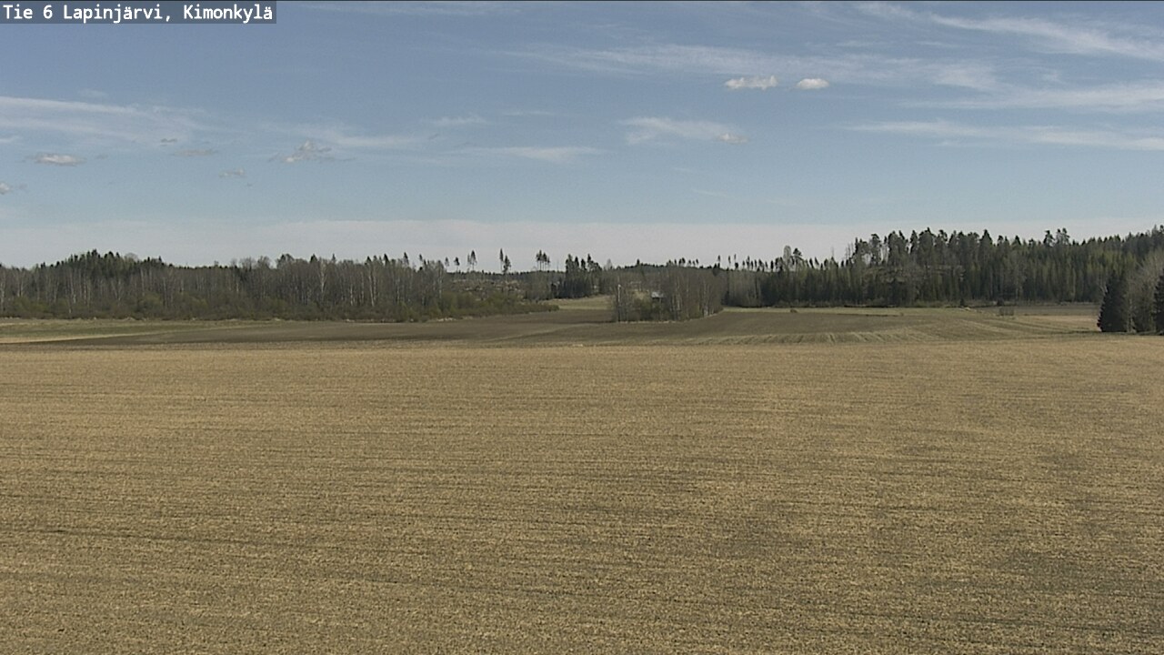 Kelikamerat Kuva Tie 6 Lapinjärvi, Kimonkylä, Lapinjärvi, Uusimaa