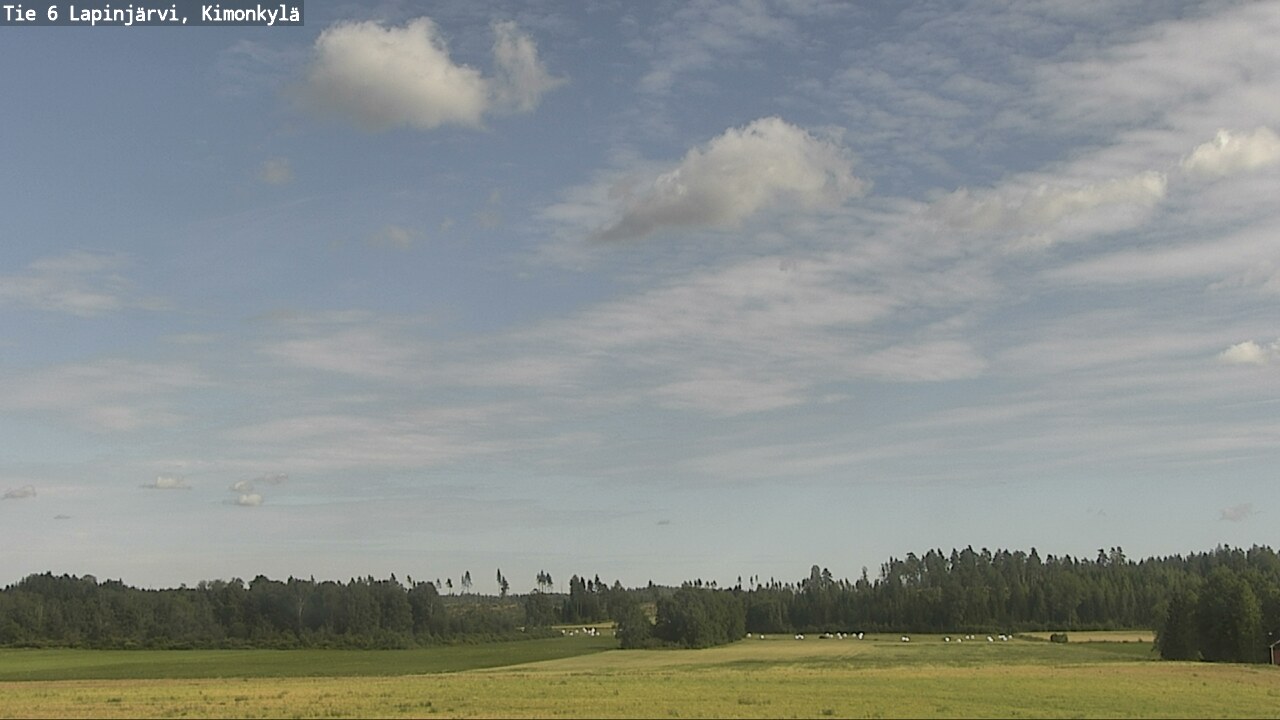 Weather Camera Image Väg 6 Lapinjärvi, Kimoböle, Lapinjärvi, Uusimaa