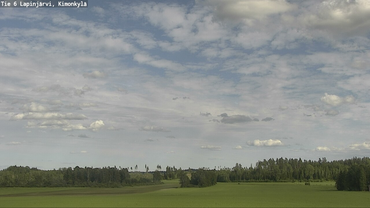Weather Camera Image Väg 6 Lapinjärvi, Kimoböle, Lapinjärvi, Uusimaa