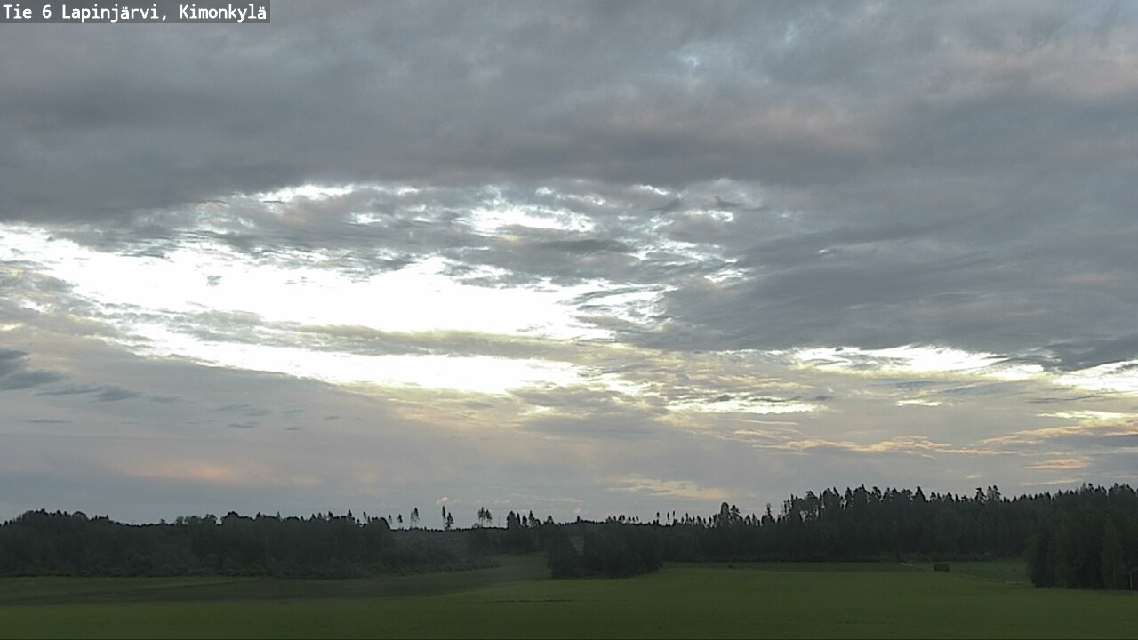 Weather Camera Image Väg 6 Lapinjärvi, Kimoböle, Lapinjärvi, Uusimaa