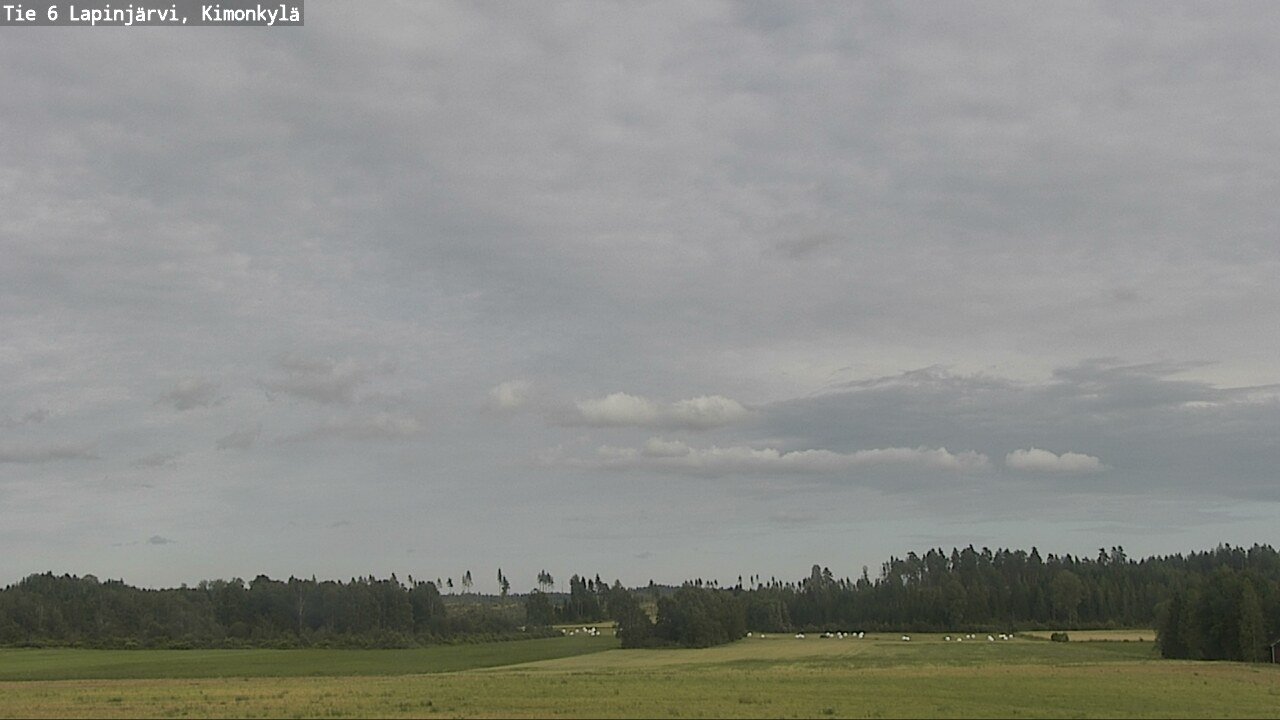 Weather Camera Image Väg 6 Lapinjärvi, Kimoböle, Lapinjärvi, Uusimaa