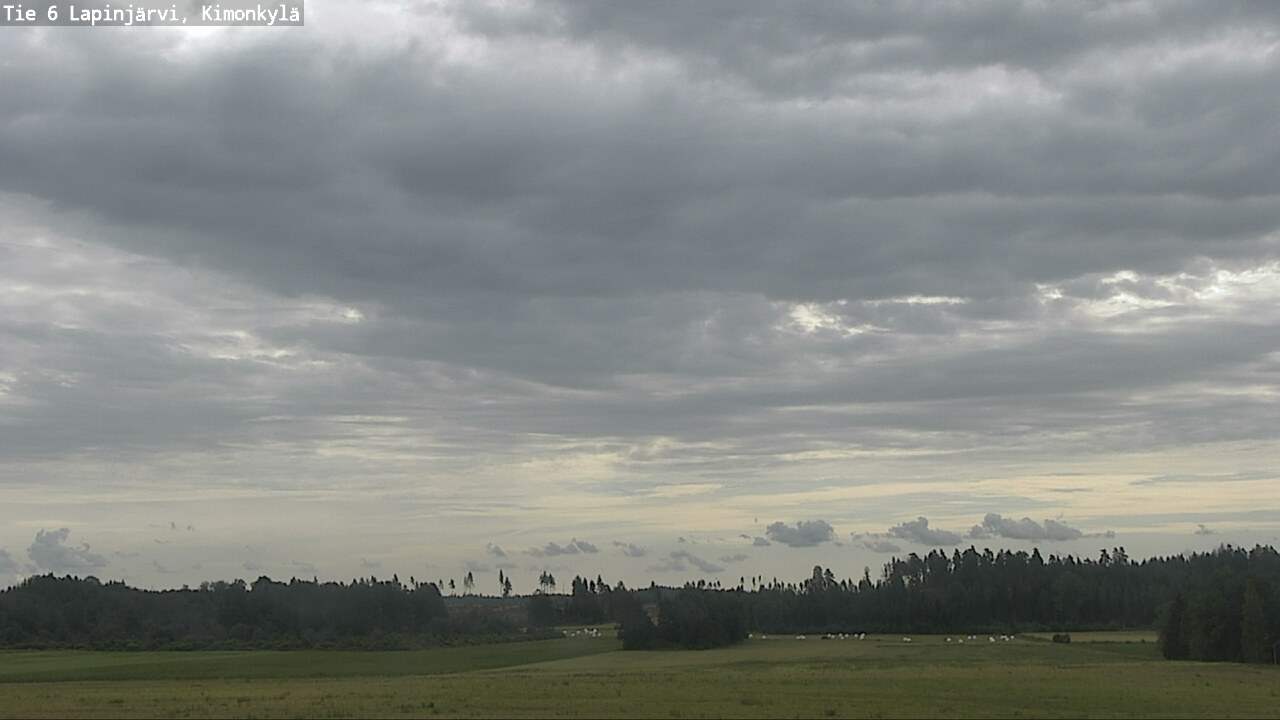Weather Camera Image Väg 6 Lapinjärvi, Kimoböle, Lapinjärvi, Uusimaa