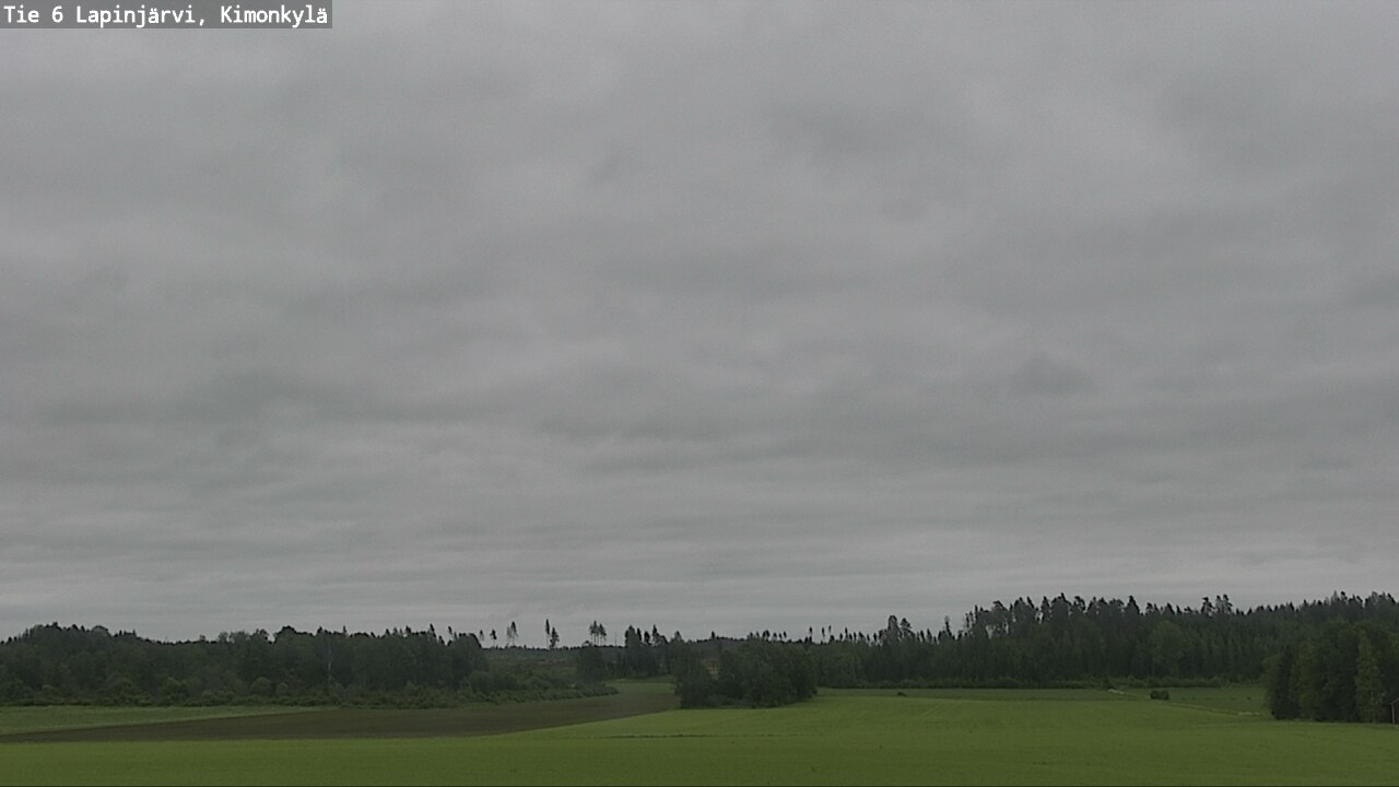 Weather Camera Image Road 6 Lapinjärvi, Kimonkylä, Lapinjärvi, Uusimaa
