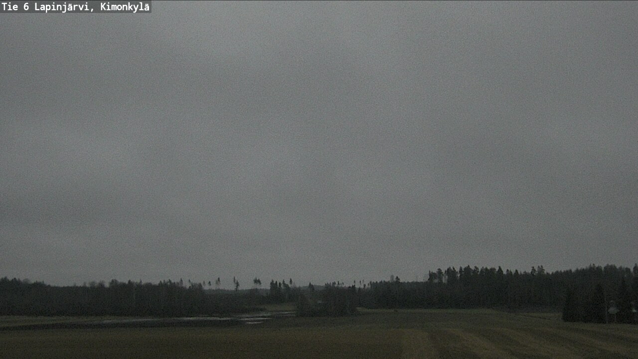 Weather Camera Image Väg 6 Lapinjärvi, Kimoböle, Lapinjärvi, Uusimaa