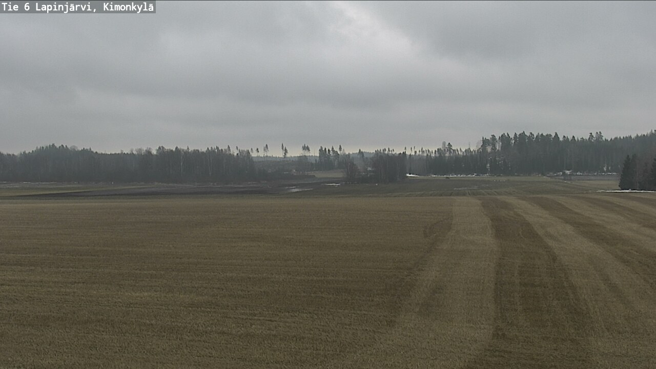 Weather Camera Image Road 6 Lapinjärvi, Kimonkylä, Lapinjärvi, Uusimaa
