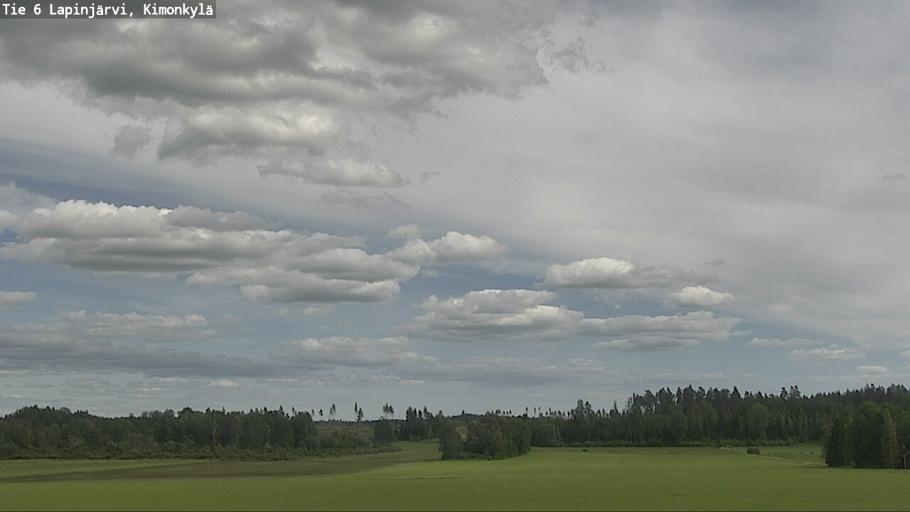 Weather Camera Image Väg 6 Lapinjärvi, Kimoböle, Lapinjärvi, Uusimaa