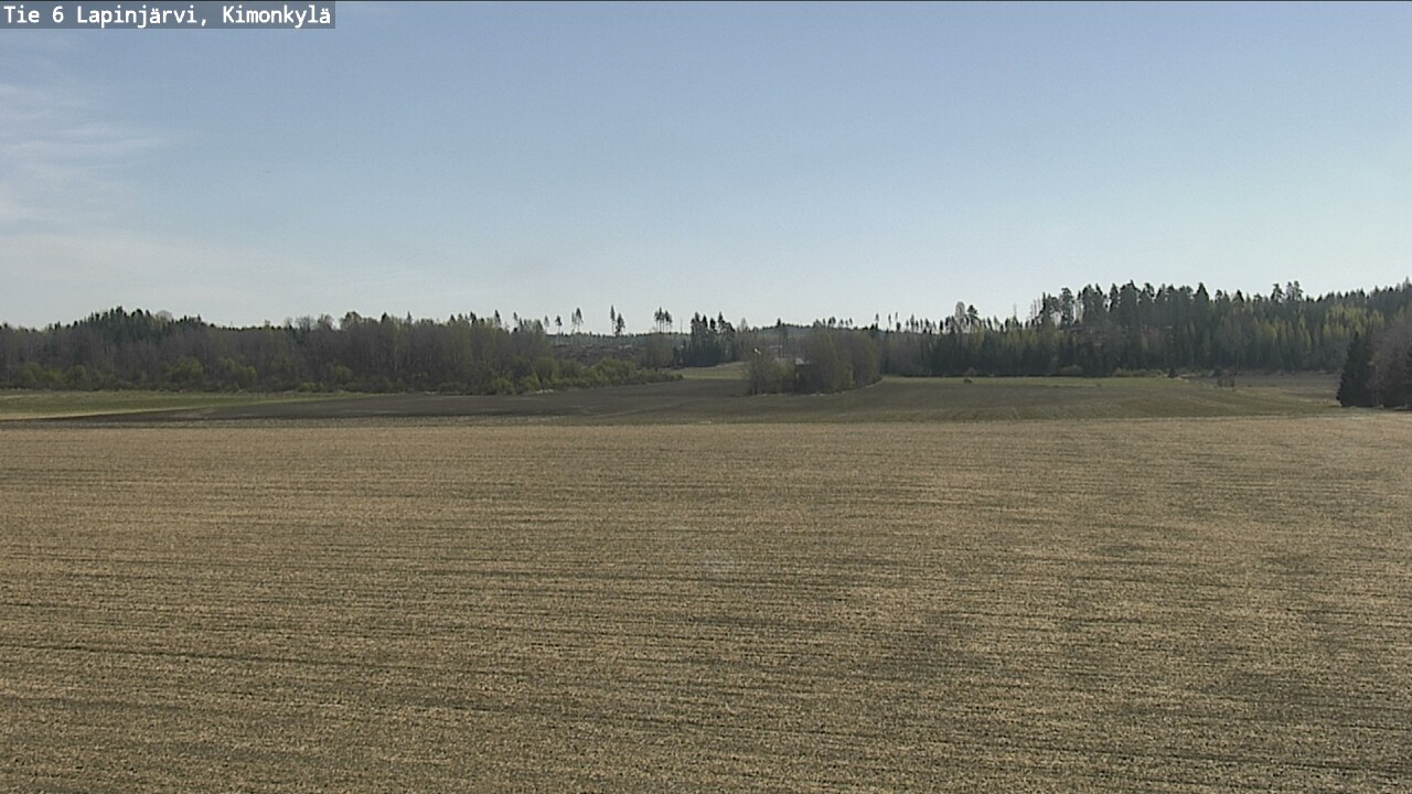Weather Camera Image Väg 6 Lapinjärvi, Kimoböle, Lapinjärvi, Uusimaa
