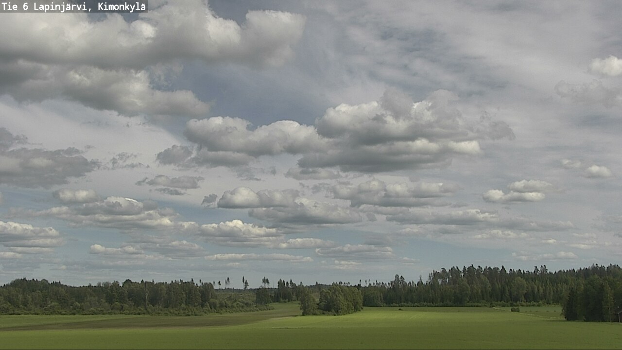 Weather Camera Image Väg 6 Lapinjärvi, Kimoböle, Lapinjärvi, Uusimaa