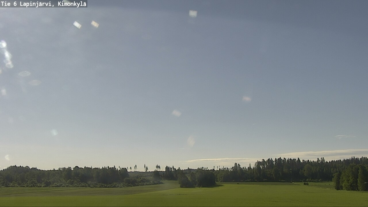 Weather Camera Image Väg 6 Lapinjärvi, Kimoböle, Lapinjärvi, Uusimaa