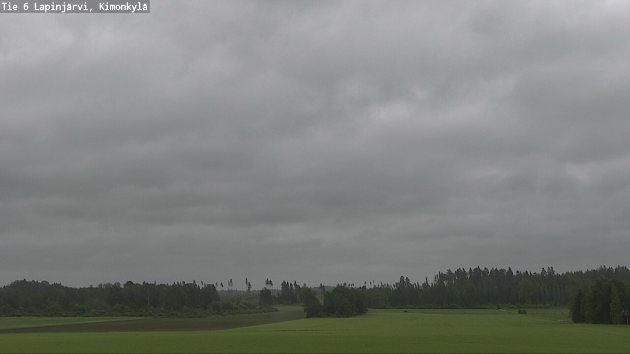 Weather Camera Image Road 6 Lapinjärvi, Kimonkylä, Lapinjärvi, Uusimaa