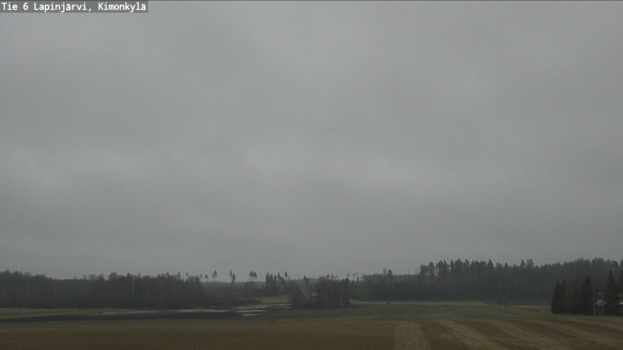 Weather Camera Image Väg 6 Lapinjärvi, Kimoböle, Lapinjärvi, Uusimaa