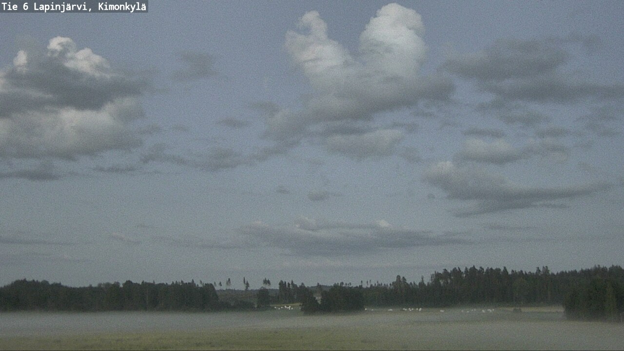 Weather Camera Image Väg 6 Lapinjärvi, Kimoböle, Lapinjärvi, Uusimaa