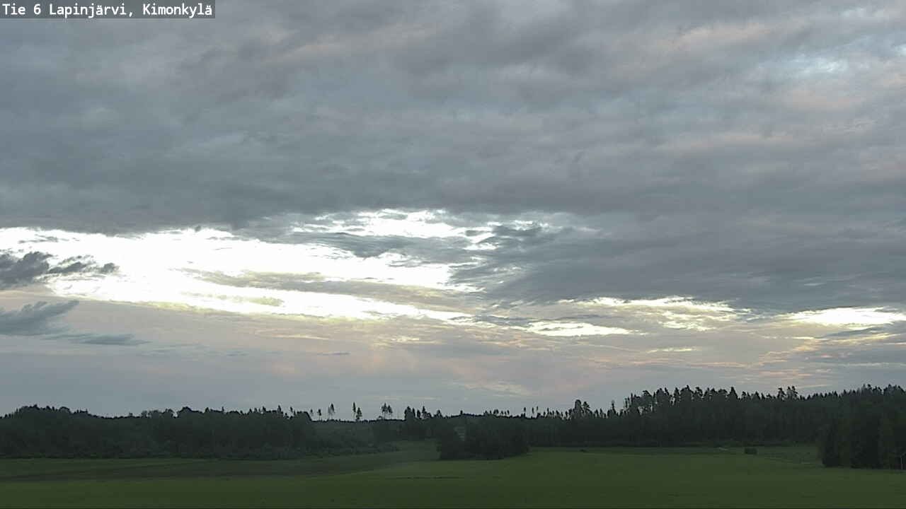 Weather Camera Image Väg 6 Lapinjärvi, Kimoböle, Lapinjärvi, Uusimaa