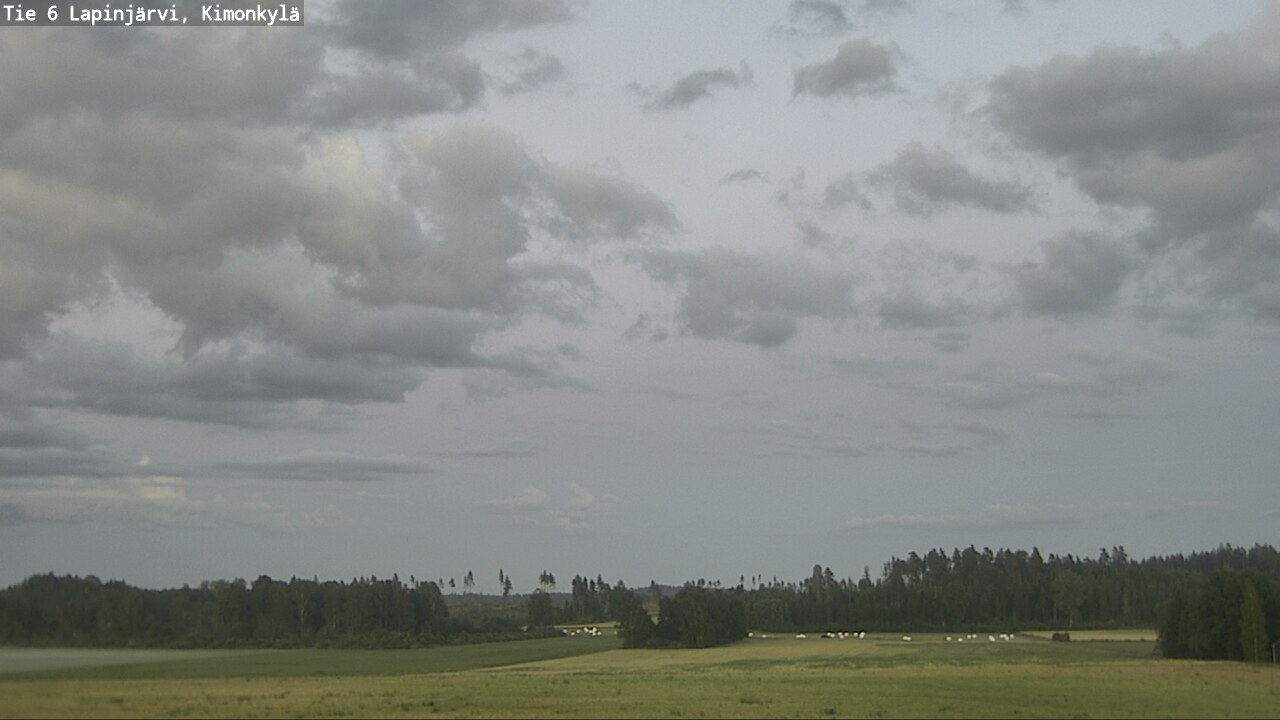 Weather Camera Image Väg 6 Lapinjärvi, Kimoböle, Lapinjärvi, Uusimaa
