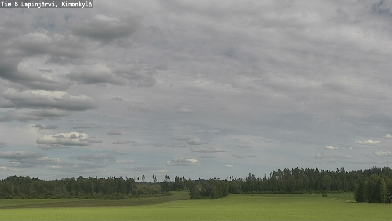 Weather Camera Image Väg 6 Lapinjärvi, Kimoböle, Lapinjärvi, Uusimaa
