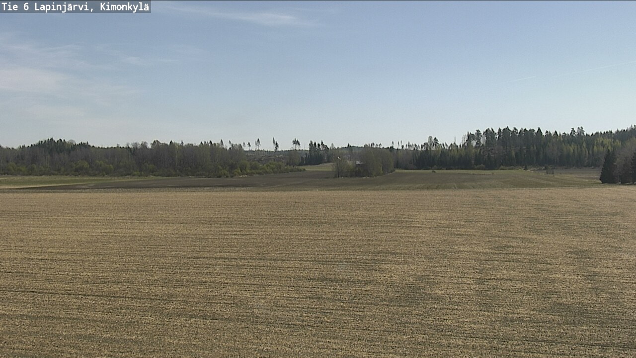 Weather Camera Image Väg 6 Lapinjärvi, Kimoböle, Lapinjärvi, Uusimaa