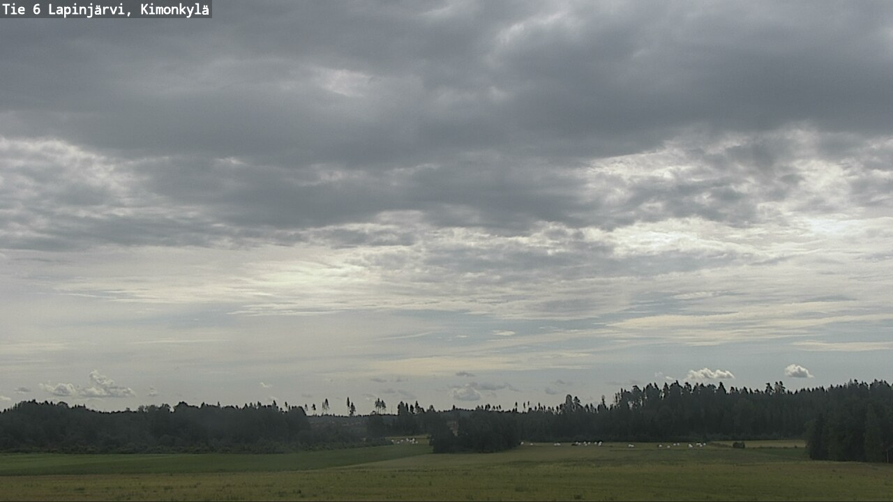 Weather Camera Image Väg 6 Lapinjärvi, Kimoböle, Lapinjärvi, Uusimaa