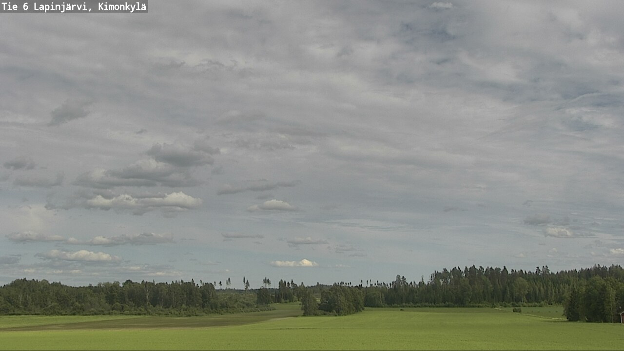 Weather Camera Image Väg 6 Lapinjärvi, Kimoböle, Lapinjärvi, Uusimaa