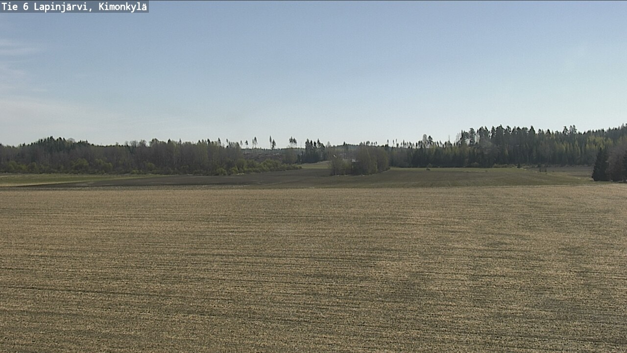 Weather Camera Image Väg 6 Lapinjärvi, Kimoböle, Lapinjärvi, Uusimaa
