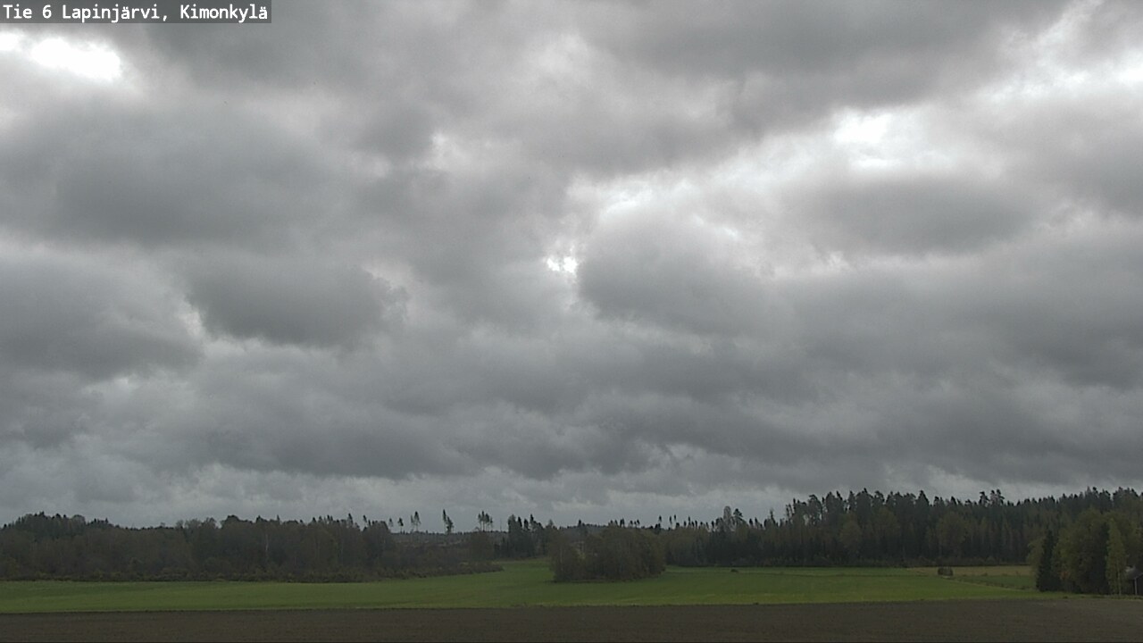 Weather Camera Image Road 6 Lapinjärvi, Kimonkylä, Lapinjärvi, Uusimaa