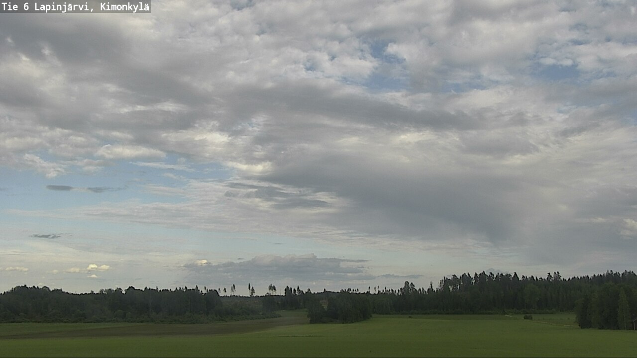 Weather Camera Image Väg 6 Lapinjärvi, Kimoböle, Lapinjärvi, Uusimaa