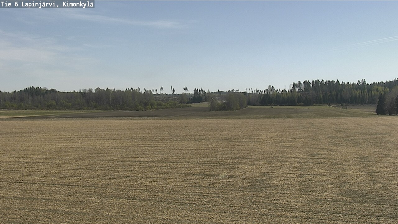 Weather Camera Image Väg 6 Lapinjärvi, Kimoböle, Lapinjärvi, Uusimaa