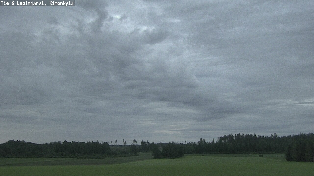 Weather Camera Image Väg 6 Lapinjärvi, Kimoböle, Lapinjärvi, Uusimaa