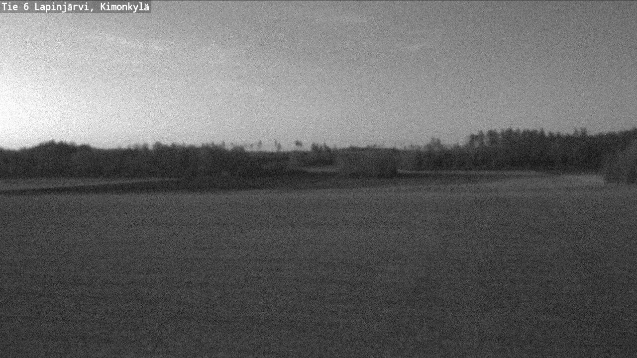 Weather Camera Image Road 6 Lapinjärvi, Kimonkylä, Lapinjärvi, Uusimaa