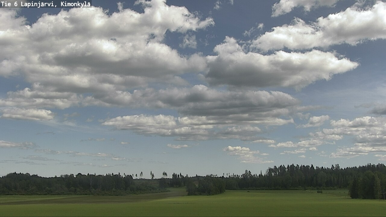 Weather Camera Image Väg 6 Lapinjärvi, Kimoböle, Lapinjärvi, Uusimaa
