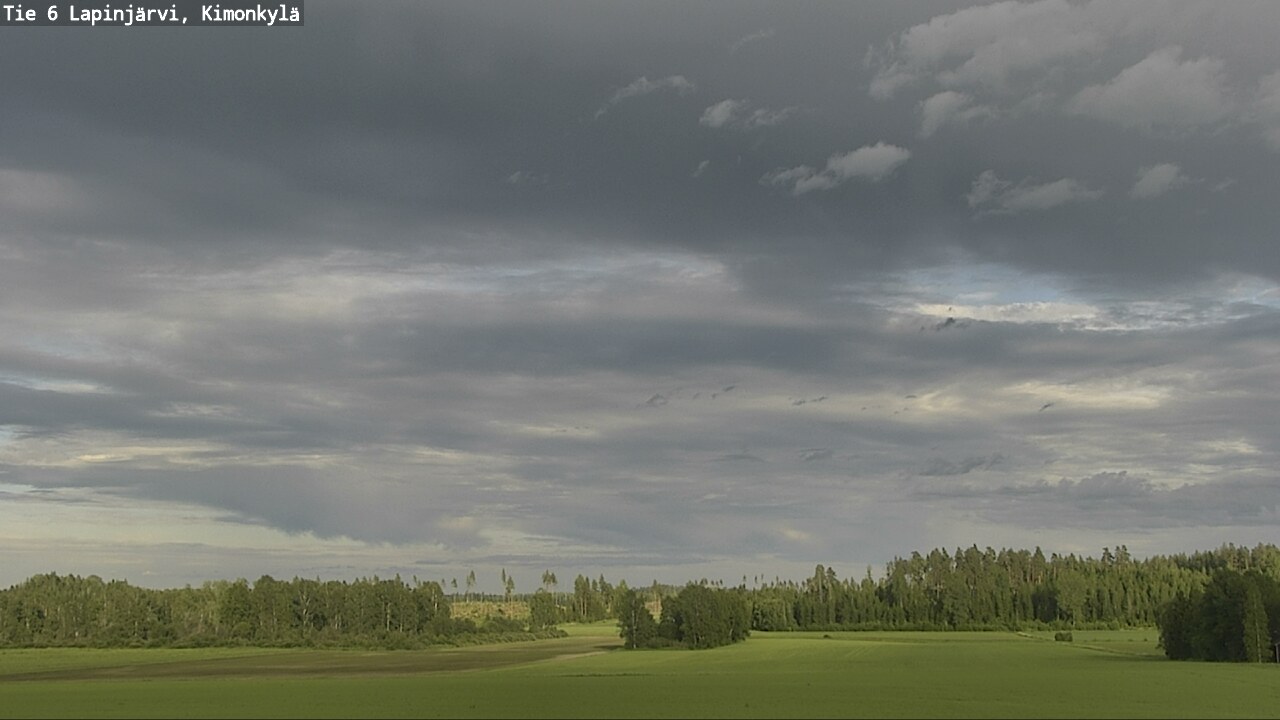 Weather Camera Image Väg 6 Lapinjärvi, Kimoböle, Lapinjärvi, Uusimaa